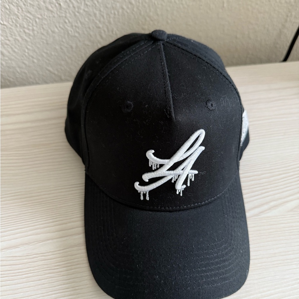 Black Cap with White Logo